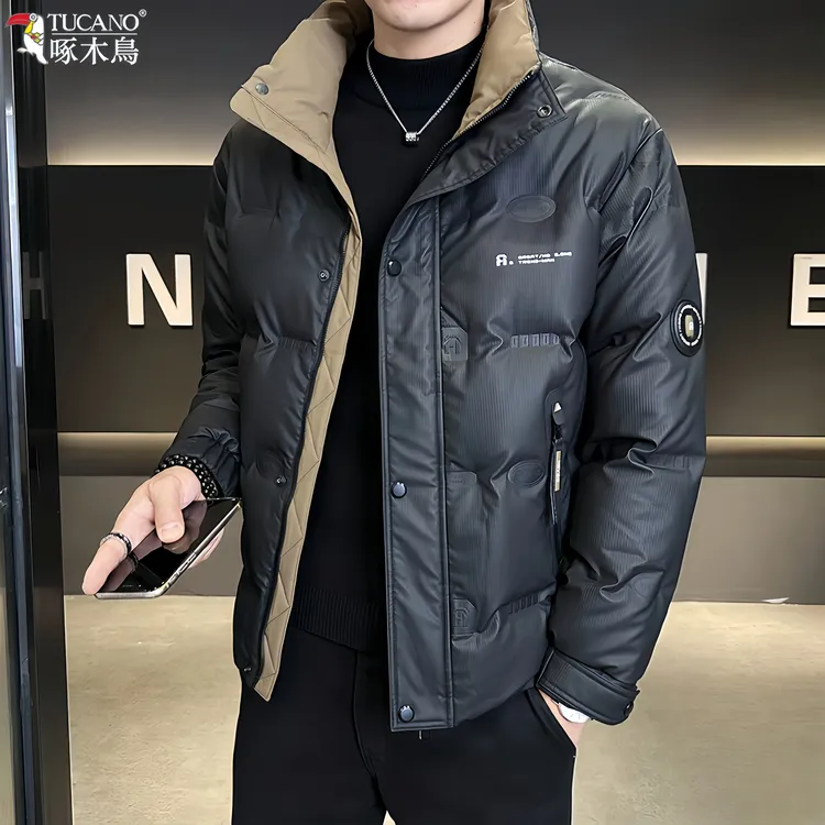 TUCANO/啄木鳥冬季新款立领时尚棉服加厚商务休闲男士防寒服外套
