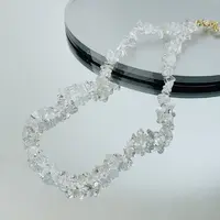 【313 千山暮雪】白水晶碎石项链面小仙多样性发其一