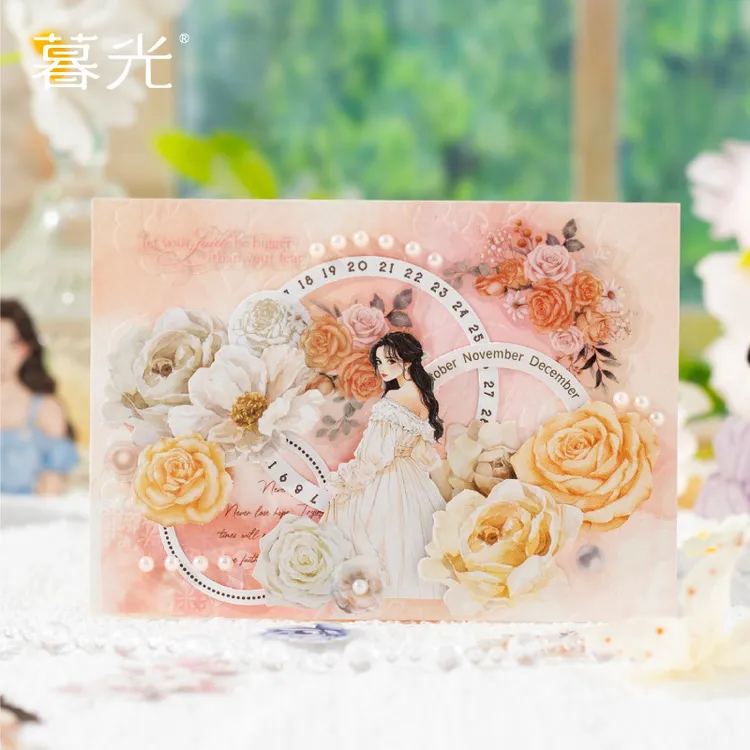 双材质激光贴纸包 去往有玫瑰的地方系列 