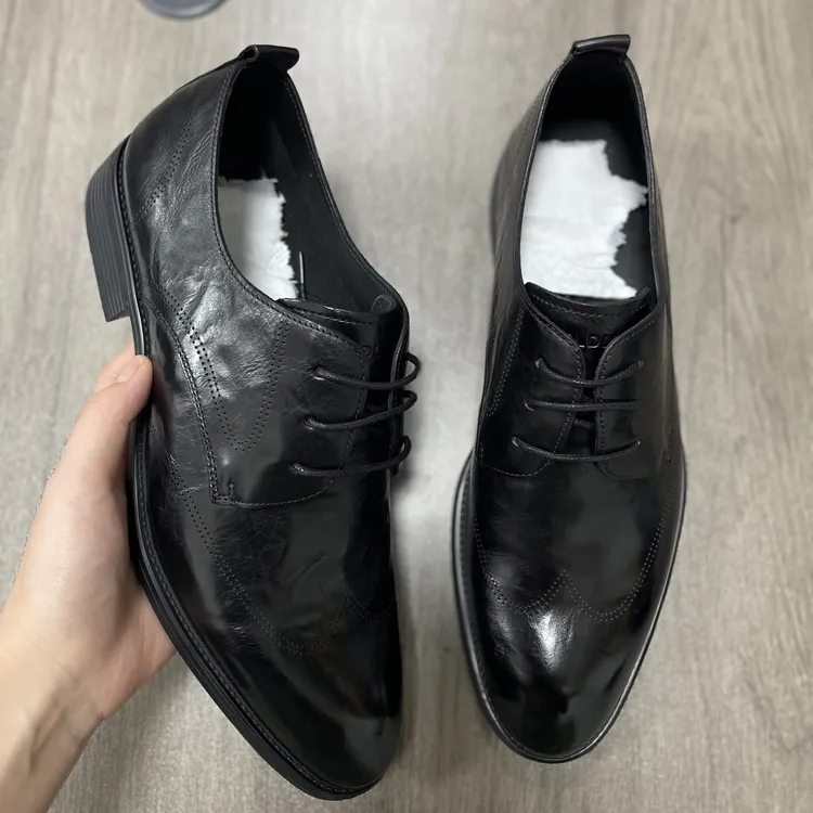 金家男鞋 断码撤柜尾货 正装商务皮鞋 头层牛皮材质 发泡鞋底  大