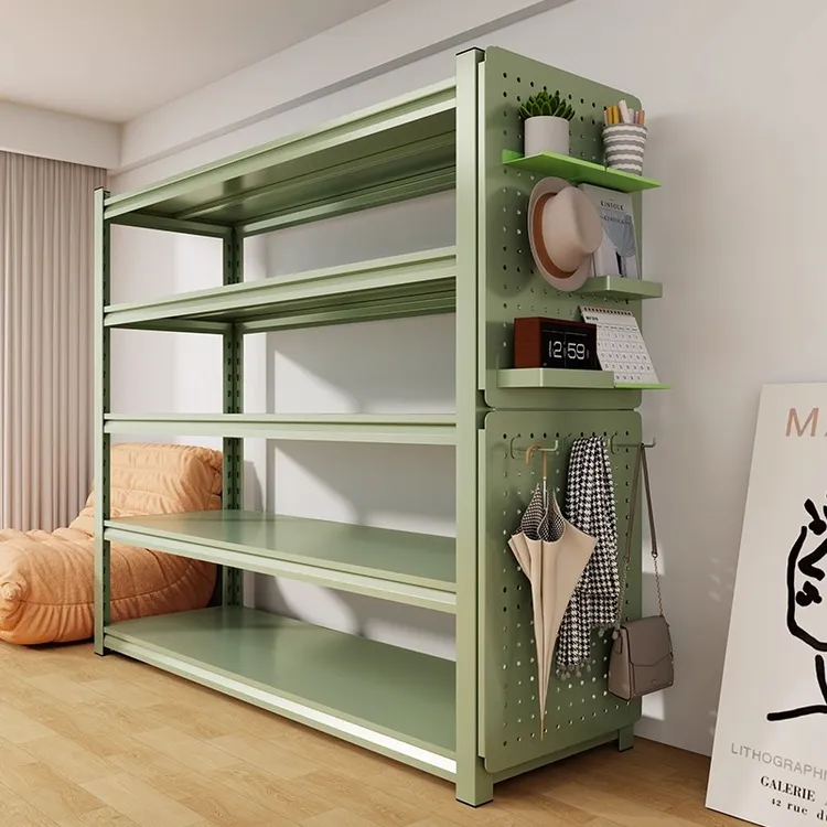 【绿色环保】家用置物架落地多层货架阳台客厅收纳架储物间整理展示