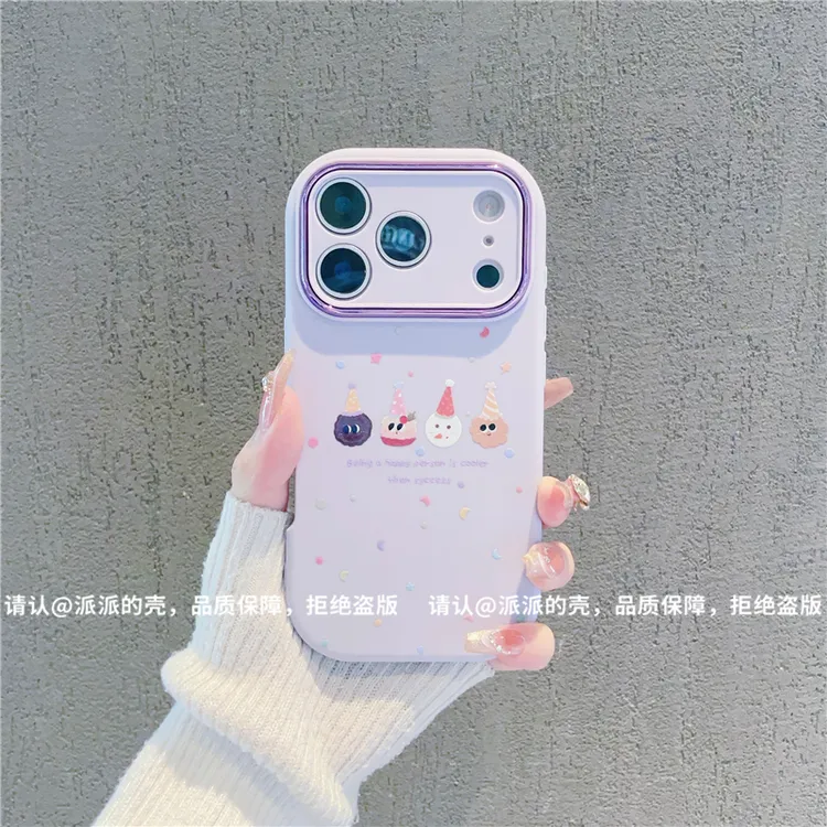 金属小胖妹适用苹果17/iPhone/华为荣耀/VIVO/OPPO/小米手机壳潮