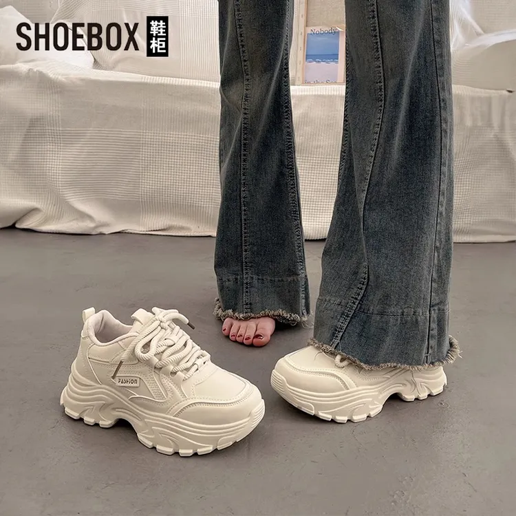 达芙妮集团旗下鞋柜厚底老爹鞋女春秋2025爆款百搭超火休闲运动鞋