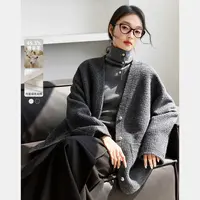【大叔女装专属】梵希蔓毛呢外套M9388