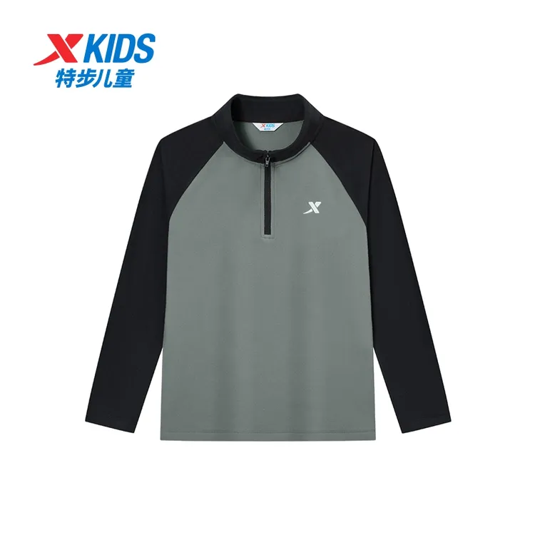 特步冬季新款透气柔软舒适男女通用长袖针织衫百搭675326039114