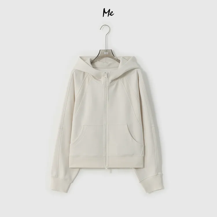 ME【LL鲨鱼卫衣】奢牌感保暖斜纹骨线时尚百搭宽松连帽卫衣MESA2872
