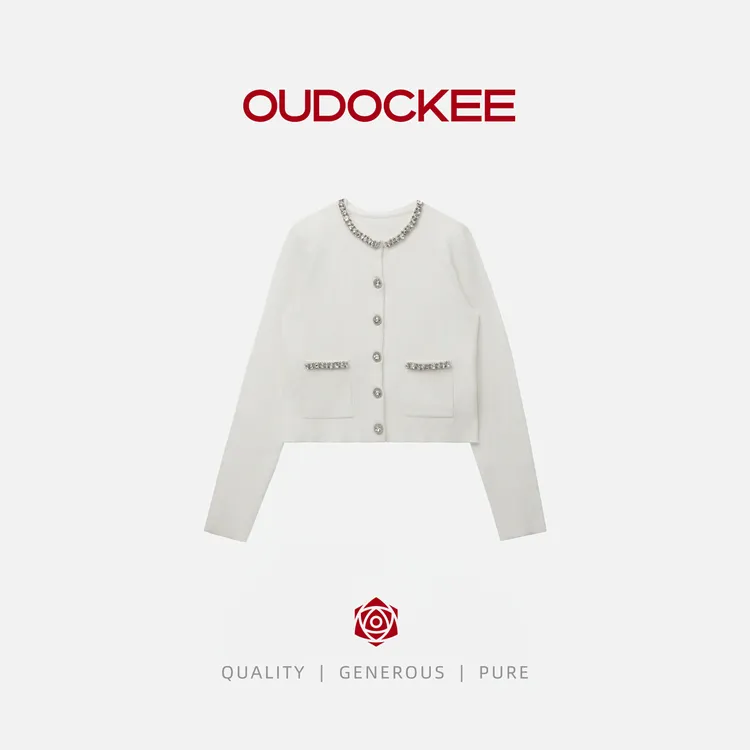OUDOCKEE 鸥鸥【千金】小香风圆领修身显瘦时髦上衣 MACX676T