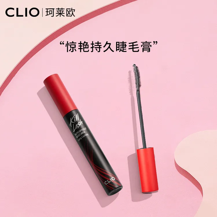 【CLIO珂莱欧】惊艳持久睫毛膏防水纤长防汗卷翘细刷不晕染不脱妆