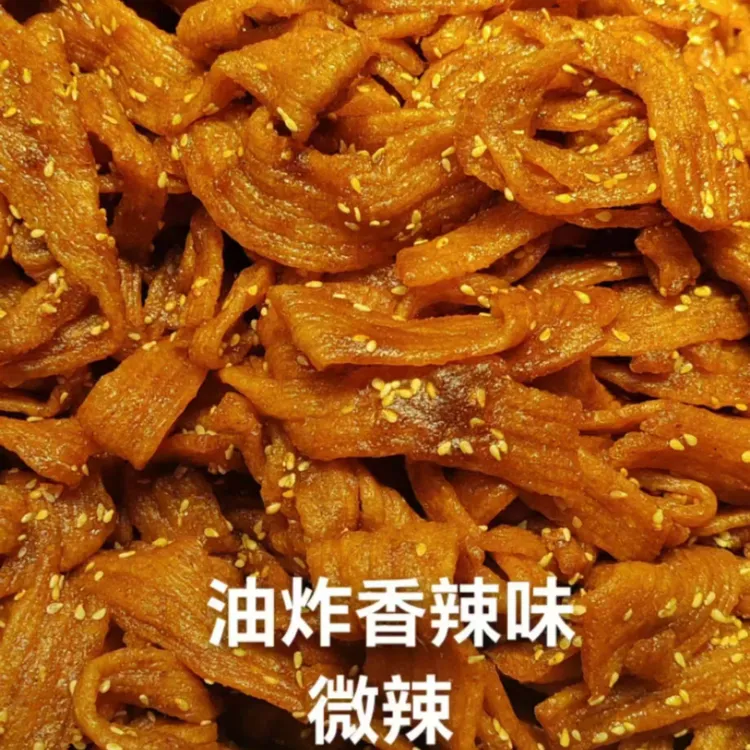 奴尔麦辣条。油炸香辣原味专享。偏硬加热口味更好