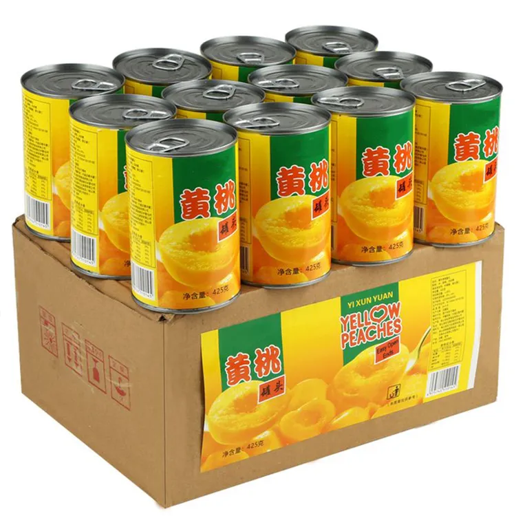 【只卖新疆】黄桃罐头整箱425g原产砀山烘焙新鲜糖水果罐头官方旗舰