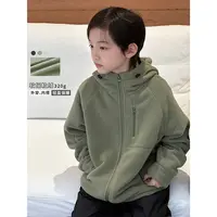 12.5 新品 【现货】略略童品儿童秋冬摇粒绒连帽外套254WT6827