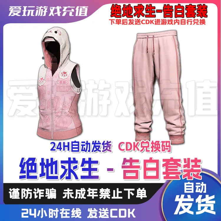 Steam端游PUBG绝地求生告白套装 STEAM吃鸡CDK兑换码