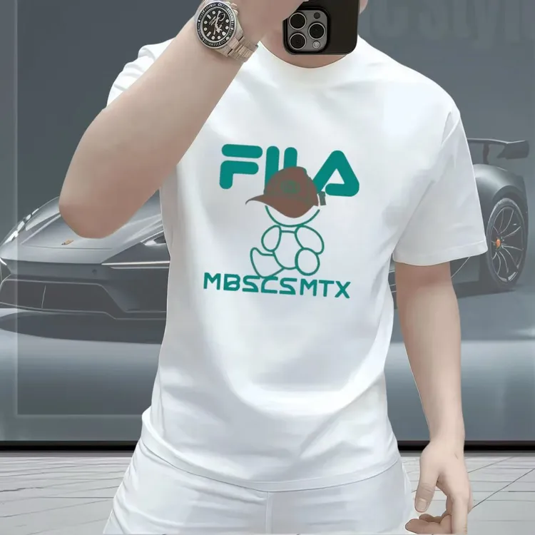 FA美式痞帅重磅纯棉短袖T恤男女同款休闲时尚ins潮牌圆领半袖上衣