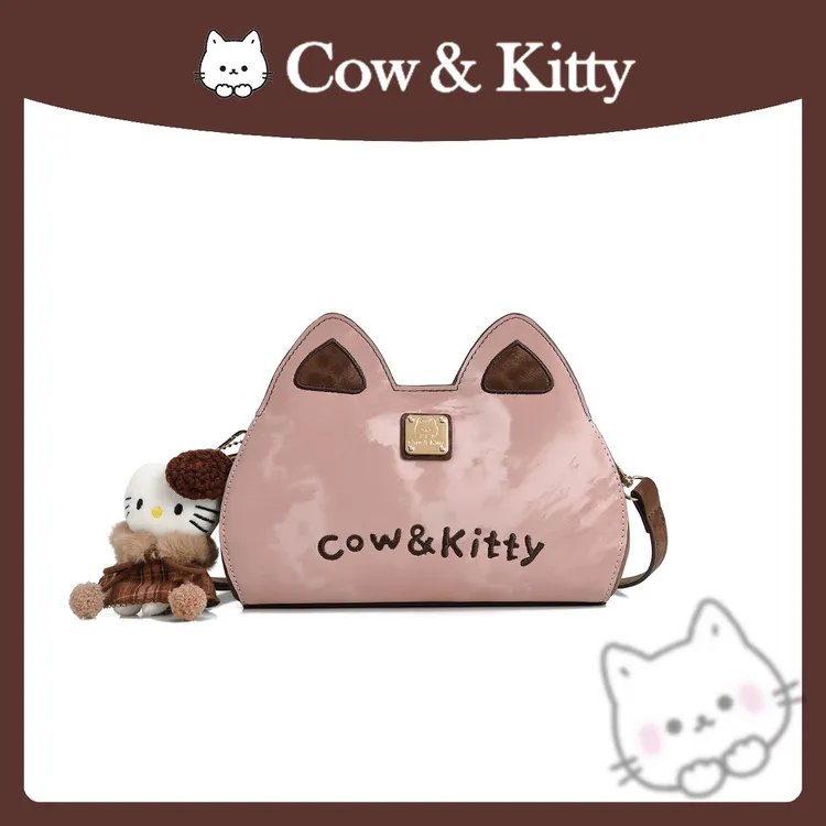 CowKitty/复古潮流通勤布偶单肩斜挎8015花色