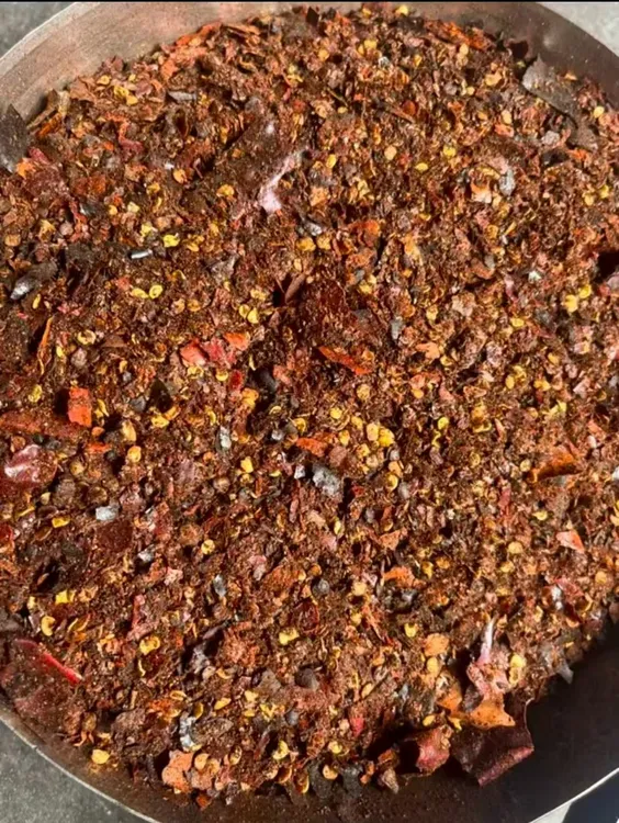 贵州特产农家乡村柴火胡辣椒面辣椒粉手搓胡辣椒面玉米糊辣椒
