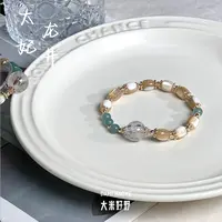 【太妃龙井】马蹄螺水晶手链多样性发一DM2914