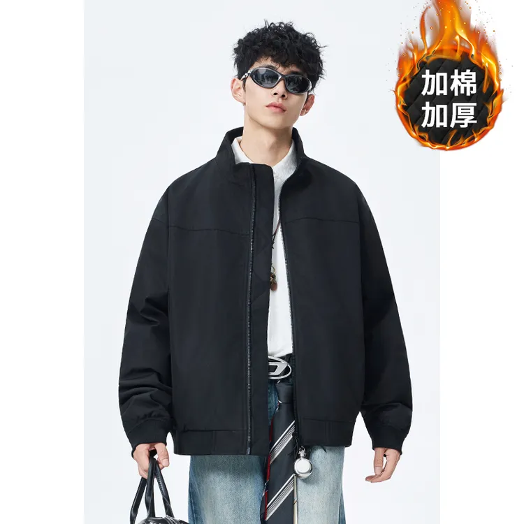 美式三防教练棉衣工装飞行夹克户外机能保暖棉服立领休闲外套
