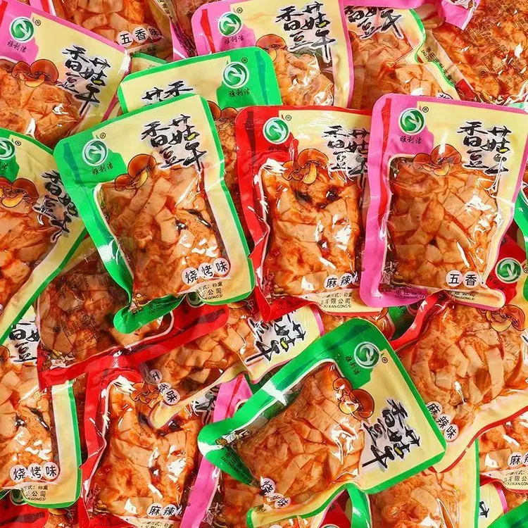 香菇豆干豆腐干香辣散装整箱五香零食麻辣小包装小吃休闲食品批发