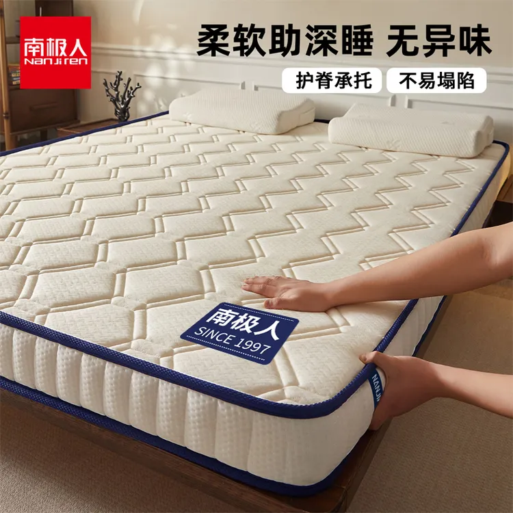 乳胶记忆棉床垫遮盖物家用卧室学生宿舍单双人软垫床褥垫租房专用