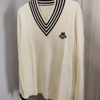 99新 GUCCI/古驰 爱心条纹领蜜蜂针织衫 175