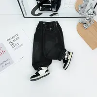 男童牛仔裤加绒加厚裤子儿童2025新款秋冬装潮 JH120悠悠童话童装