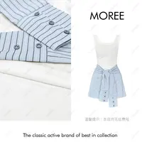 【MOREE】Eric Packer买手店设计感连衣裙+屁帘-F8501
