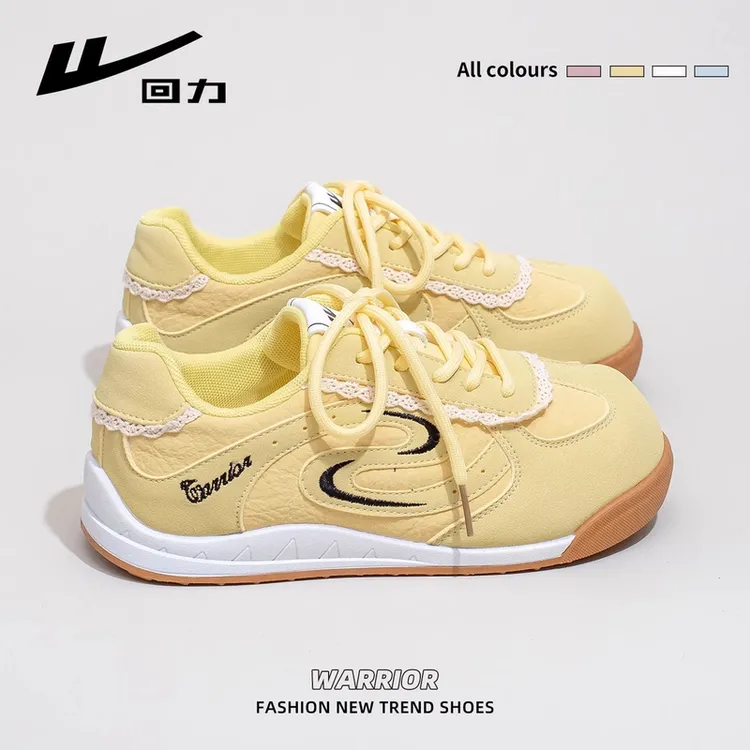 回力德训鞋女2025新款秋季轻便百搭女鞋学生复古风高颜值保暖板鞋