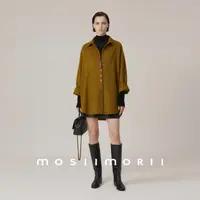 【MOSIIMORII】100%羊毛时尚毛呢双面呢大衣洋气大衣外套XA38160