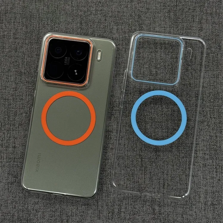 适用小米15Pro手机壳Xiaomi14Ultra全包透明红米K80磁吸保护硬套