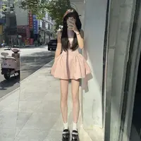 超炸多款特卖法式气质连衣裙子女小个子显瘦爆款长裙短裙