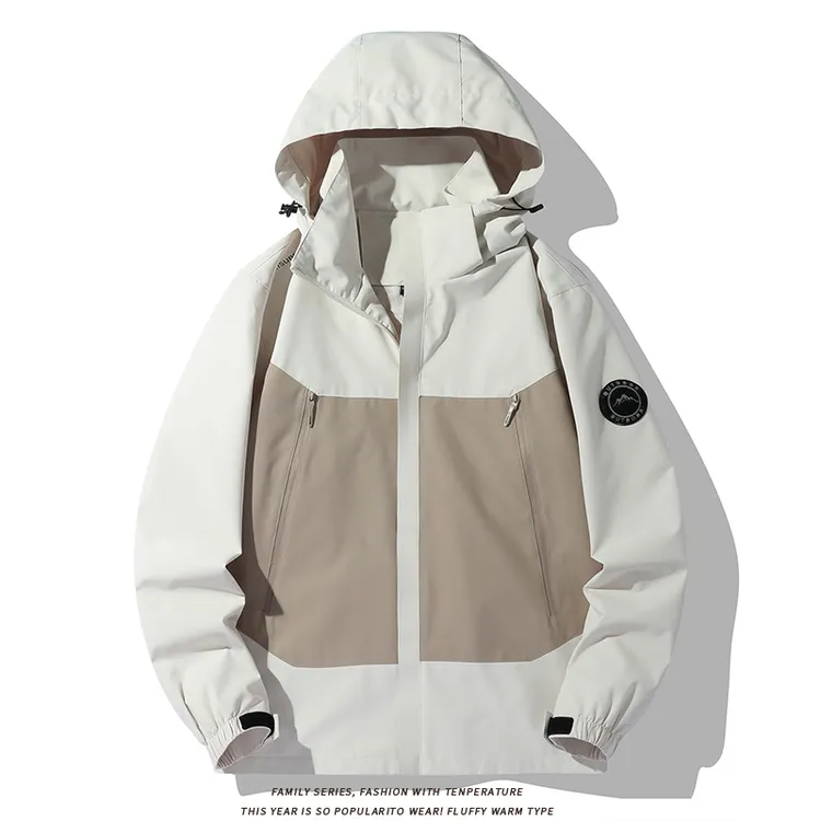 台州鸟冲锋衣春秋款男士体制内夹克休闲外套防水风衣登山装备防风