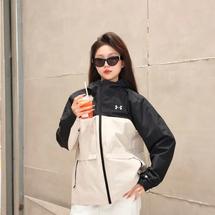 【安德玛童装】朱雀三合一三防软壳外套连帽两件套户外运动登山2824