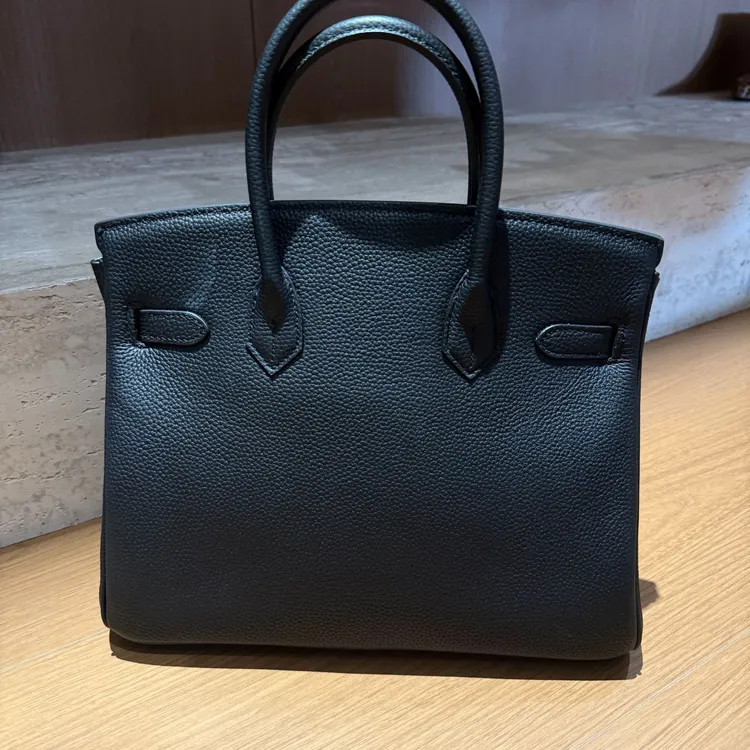 TANTAN 时尚简约荔枝纹真皮耐磨单肩手提包3561