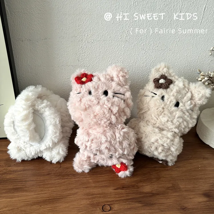 可爱kitty毛绒耳罩女加厚保暖防寒防冻耳捂子凯蒂猫耳套折叠耳暖