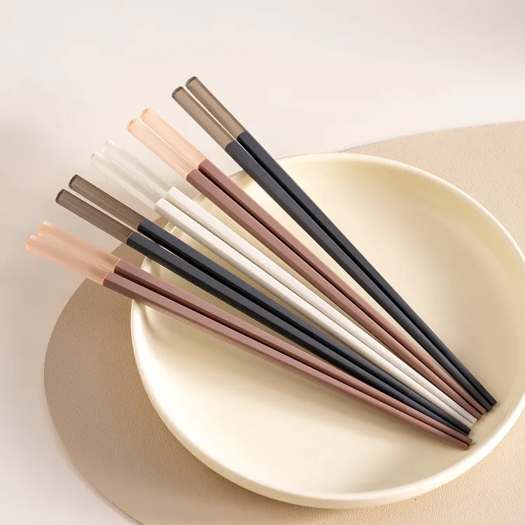 onlycook抗菌合金筷子耐高温防滑一人一筷家庭专用高档防霉快子