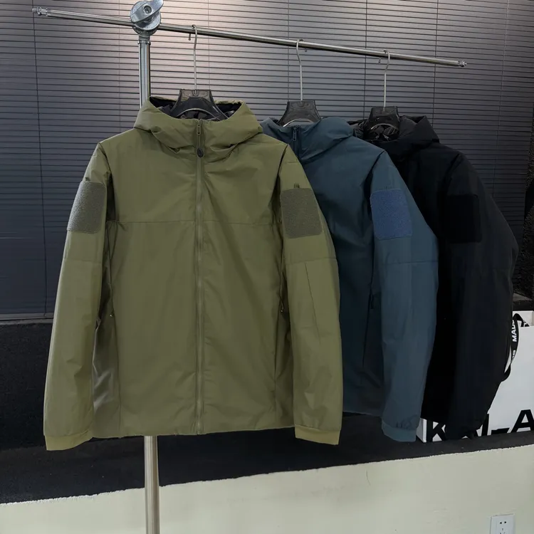 轻量化军版保暖百搭棉服户外通勤商务棉衣标准长袖防风男帽款多兜