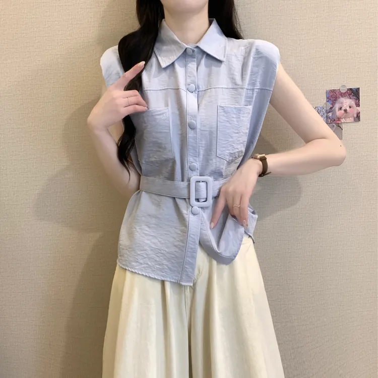 法式高级感洋气吊带背心女外穿2025夏季新款胖mm收腰无袖显瘦上衣