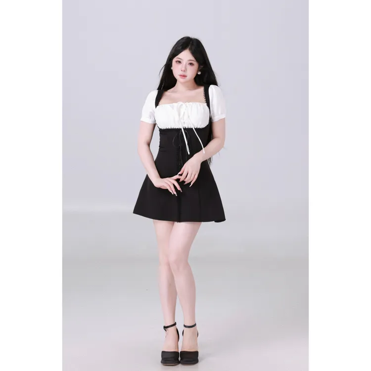 MengFairy 【美蕾千金】甜美气质设计感连衣裙套&装4780M欧若风