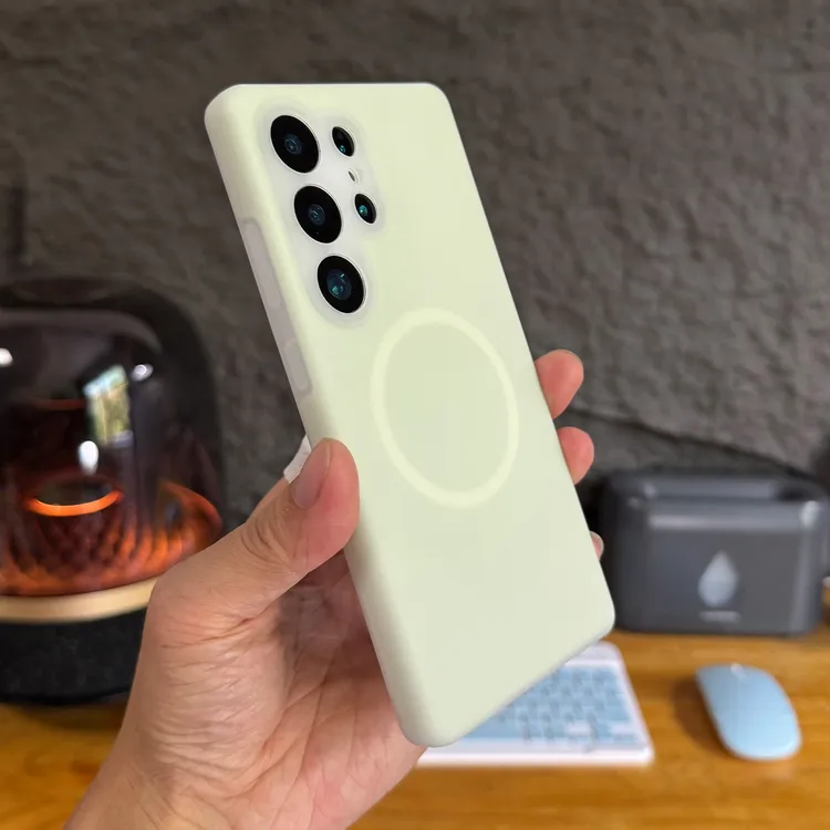 磁吸果冻液态硅胶适用三星s25ultra手机壳s25/s24+肤感防摔保护套