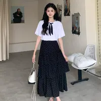 慕兔韩系气质白色短袖t恤女2025夏季新款