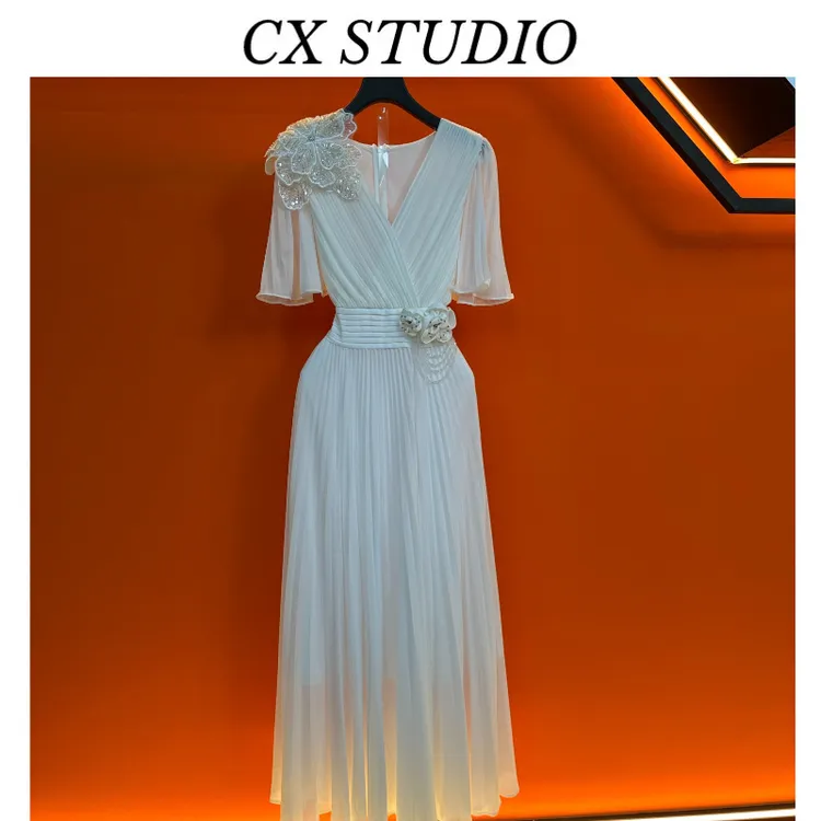 [BF]编码22 经典收腰轻奢时尚夏季连衣裙（定制女装）TG833