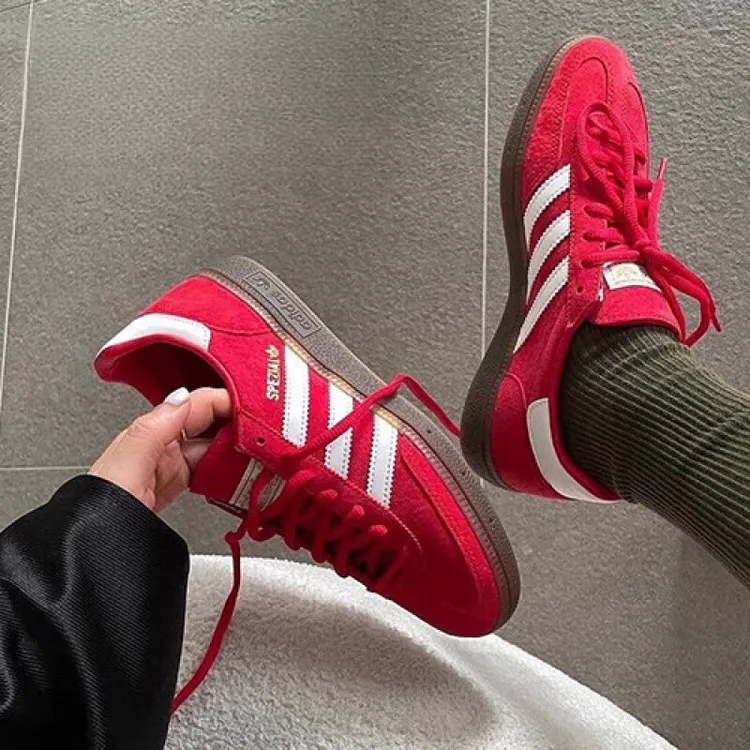 阿迪达斯Adidas男女鞋三叶草HANDBALL休闲德训鞋板鞋T头鞋FV1227