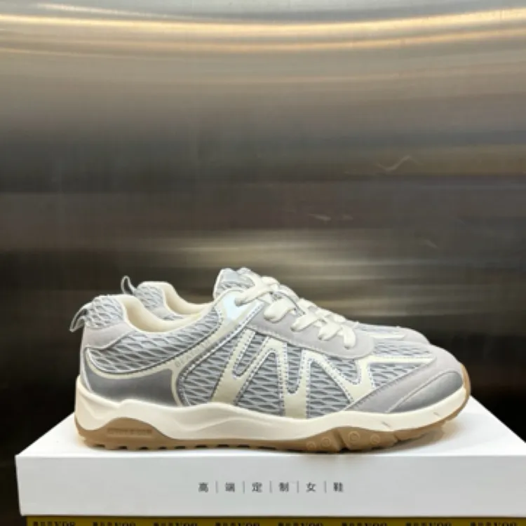 复古户外德训鞋女鞋2025秋季新款真皮厚底显脚小阿甘鞋百搭休闲鞋