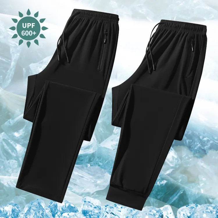 发货快/UPF600+高倍防晒裤/防紫外线/防泼水男冰丝速干运动宽松潮