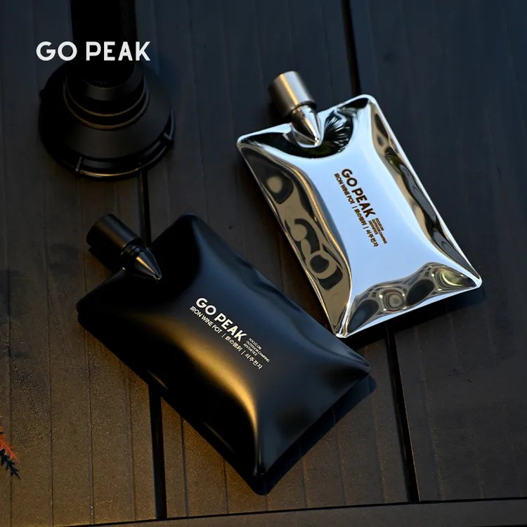 GOPEAK便携随身酒壶户外盛酒盛水容器扁装酒壶