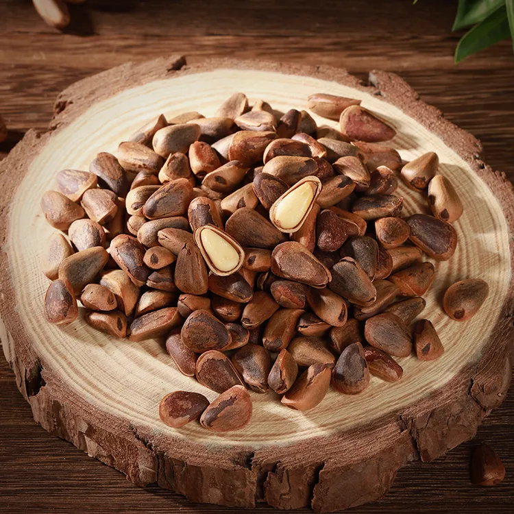 【喵在其中】东北笨松子非油炸手剥原味开口松子坚果零食500g/*1罐