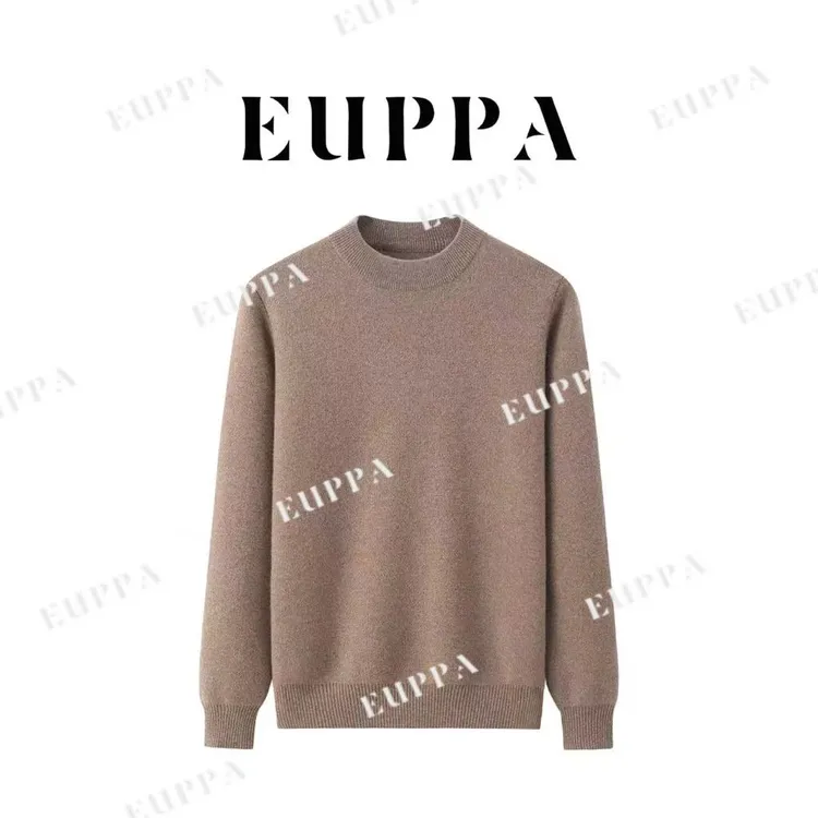 【尚灏】半高领男款100%纯山羊绒衫410g休闲宽松时尚百搭QHXZ-G608