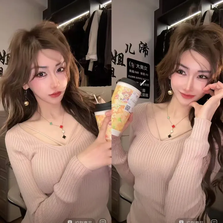 （浠儿家）设计感突肤柔软收腰内搭弹力显瘦针织打底衫秋冬女