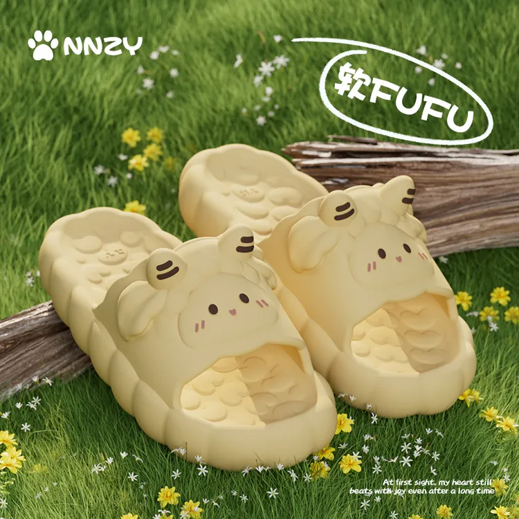 可爱小羊拖鞋女生夏季室内居家卡通少女心浴室洗澡防滑外穿凉拖鞋