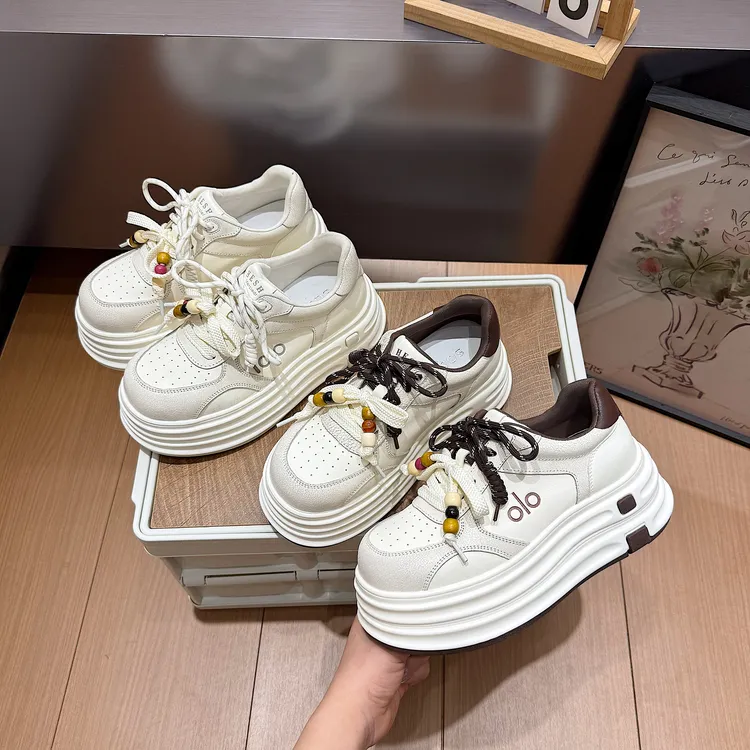【游牧诗人】厚底增高小白鞋女款秋季透气百搭ins风J运动板鞋JXB01